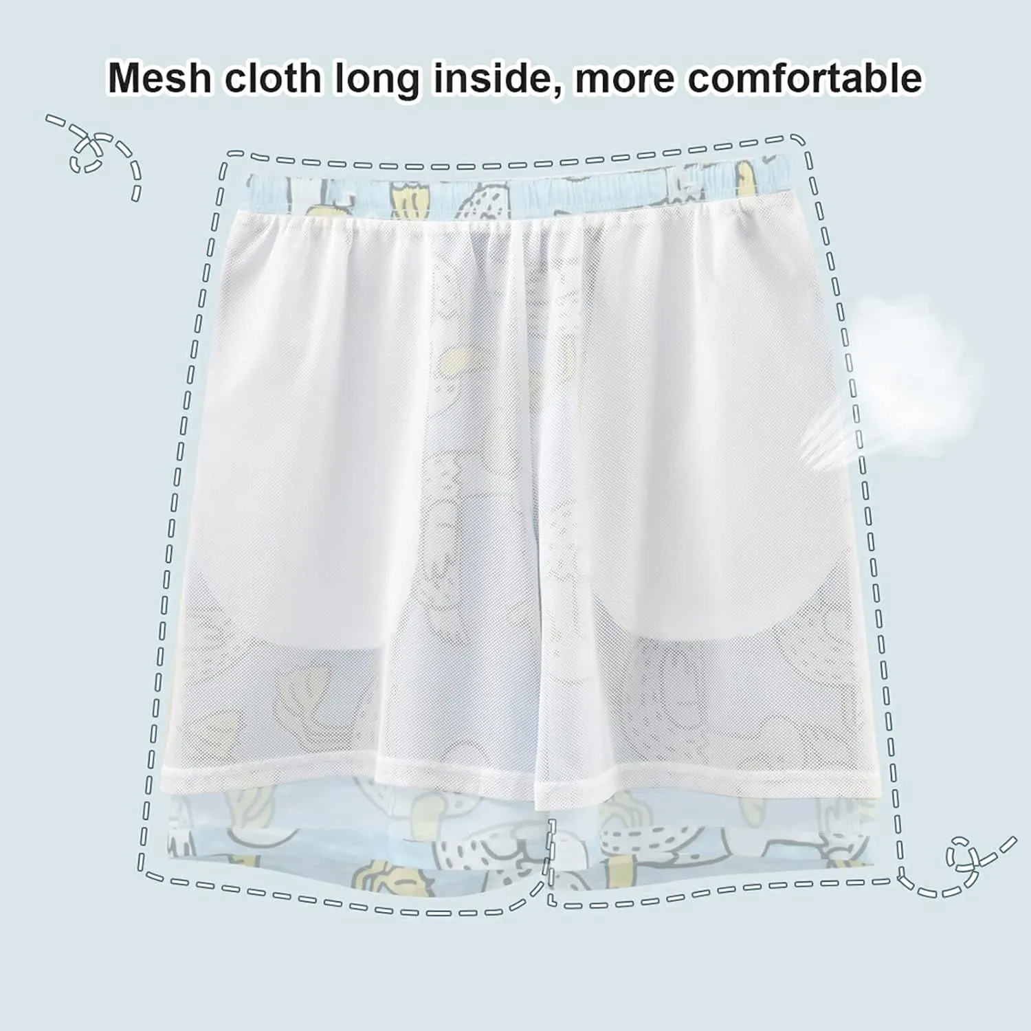 Laprad Men's Swim Trunks Quick Dry Beach Swimsuit Shorts Indian Runner Ducks with Mesh Lining