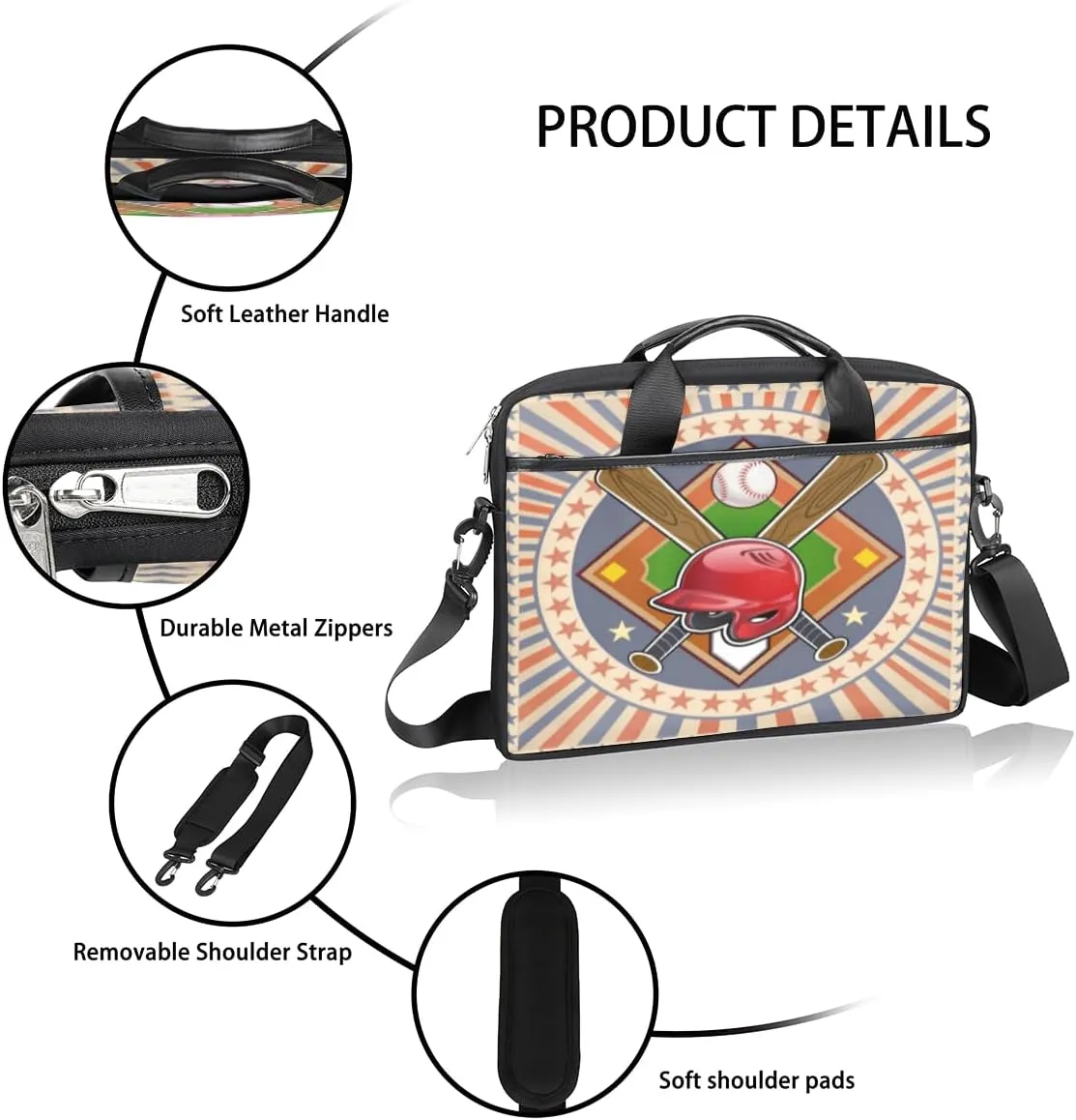 Laptop Bag Case Shoulder Messenger Carrying Bag 13 14 15 Inch Waterproof Computer Sleeve Cover