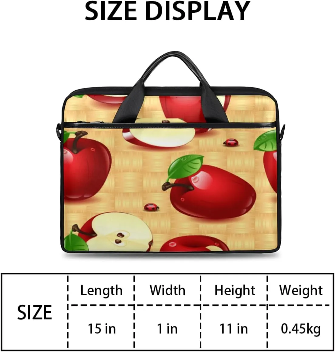 Laptop Bag Case Shoulder Messenger Carrying Bag 13 14 15 Inch Waterproof Computer Sleeve Cover
