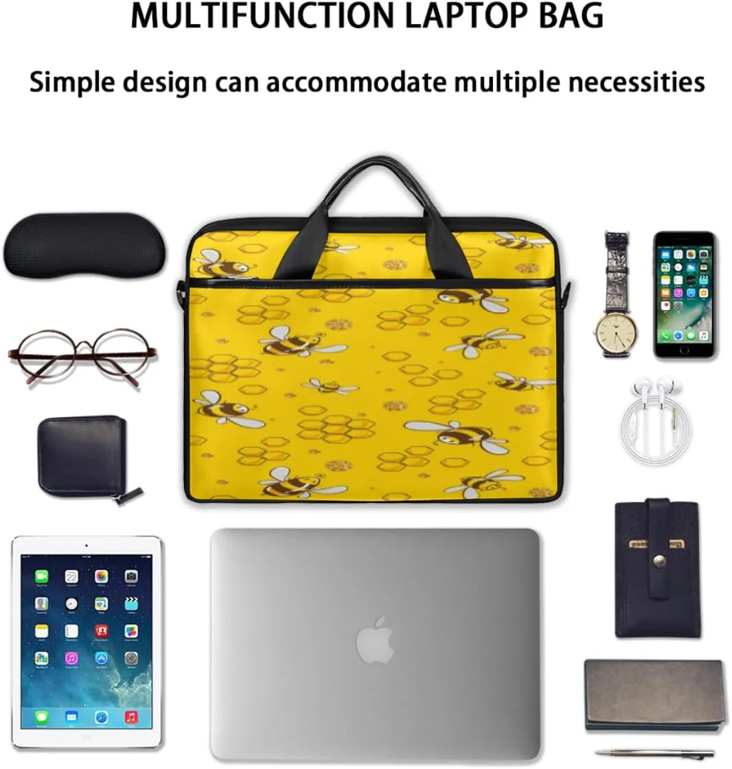 Laptop Bag Case Shoulder Messenger Carrying Bag 13 14 15 Inch Waterproof Computer Sleeve Cover