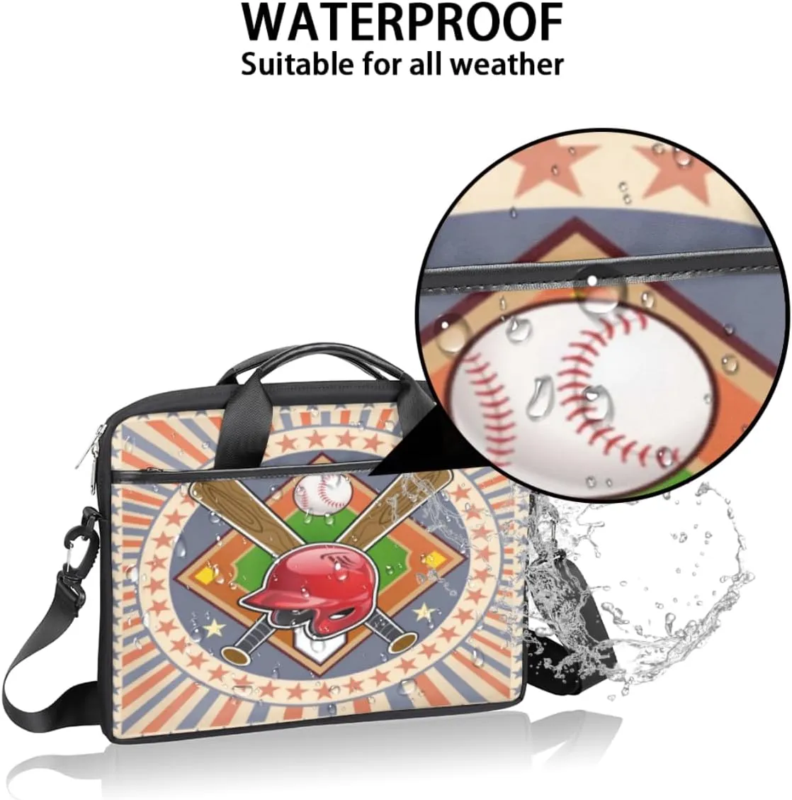 Laptop Bag Case Shoulder Messenger Carrying Bag 13 14 15 Inch Waterproof Computer Sleeve Cover