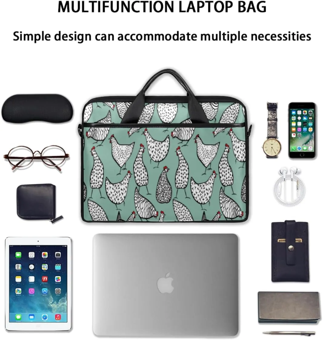 Laptop Bag Case Shoulder Messenger Carrying Bag 13 14 15 Inch Waterproof Computer Sleeve Cover