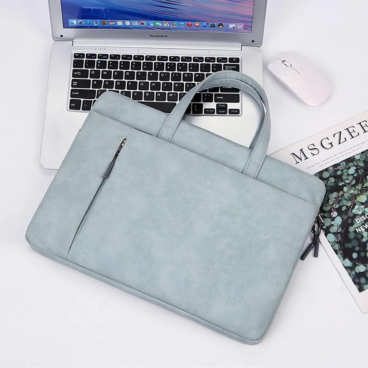 Laptop Case 13 Inch,Slim Computer Case with Handle,Waterproof Laptop Briefcase Bag,360° Protective Laptop Sleeve Compatible with Most 13 inch MacBook Pro,MacBook Air,Notebook Computer