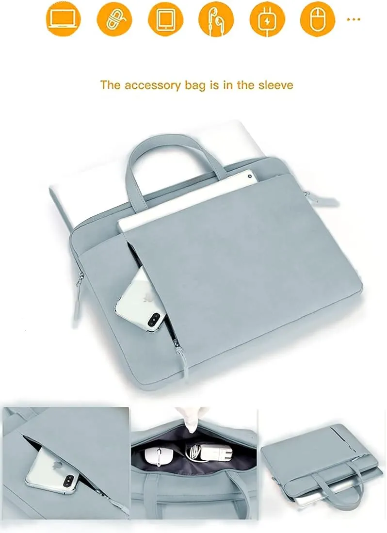 Laptop Case 13 Inch,Slim Computer Case with Handle,Waterproof Laptop Briefcase Bag,360° Protective Laptop Sleeve Compatible with Most 13 inch MacBook Pro,MacBook Air,Notebook Computer