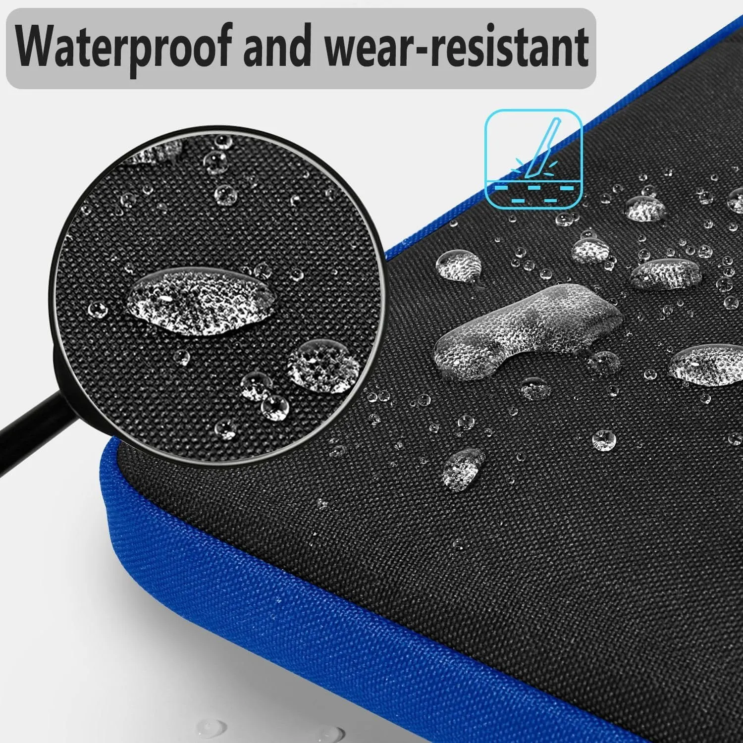 Laptop Shoulder Bag 13 13.3 14 Inch Case Compatible with MacBook Pro 14 2025-2021 M4/M3/M2/M1, Mac Air/pro 13-13.3 Inch and Most Popular 13-14 Notebooks,Spill-Resistant Briefcase, Black & Blue