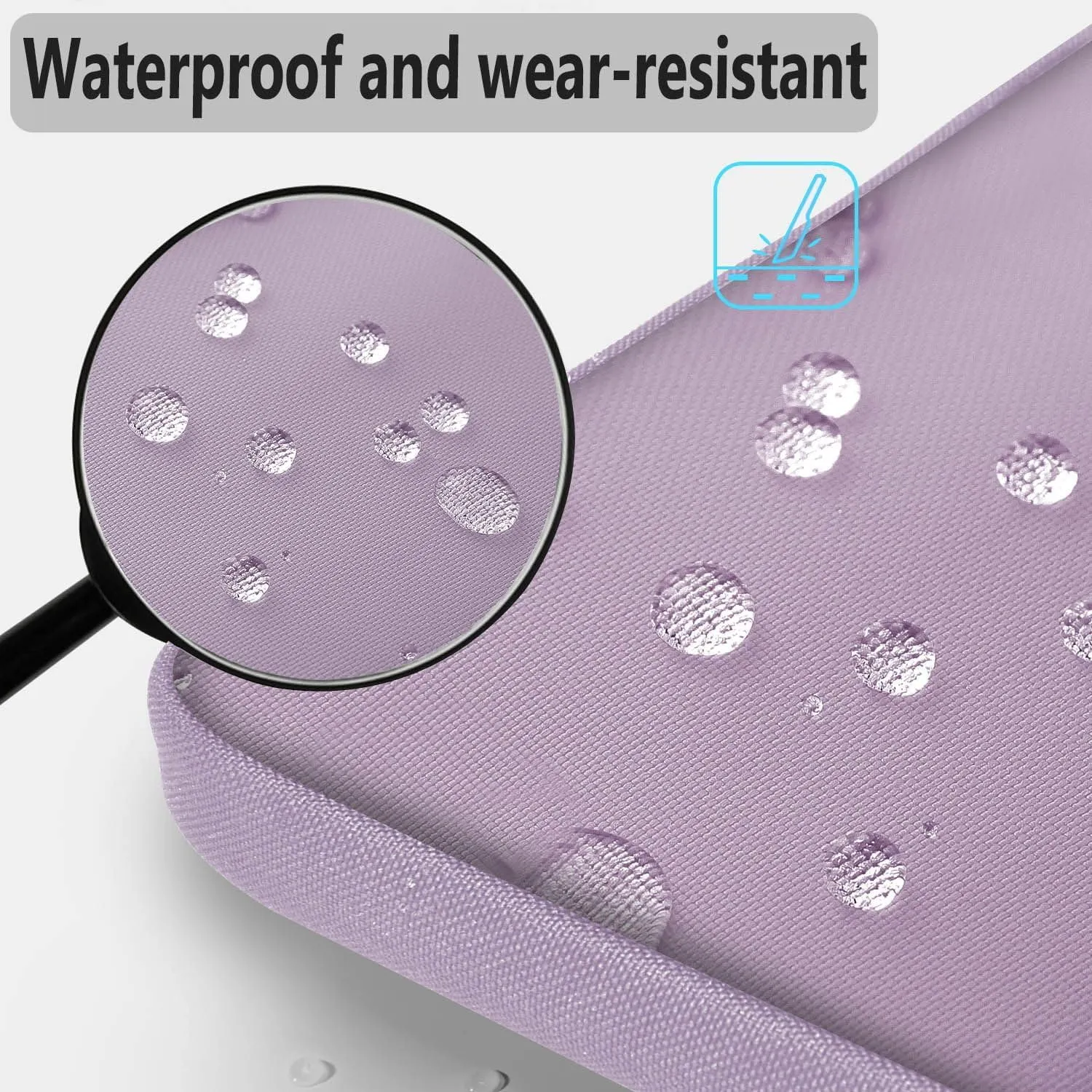 Laptop Shoulder Bag 13 13.3 14 Inch Case Compatible with MacBook Pro 14 2025-2021 M4/M3/M2/M1, Mac Air/pro 13-13.3 Inch and Most Popular 13-14 Notebooks,Spill-Resistant Briefcase, Purple