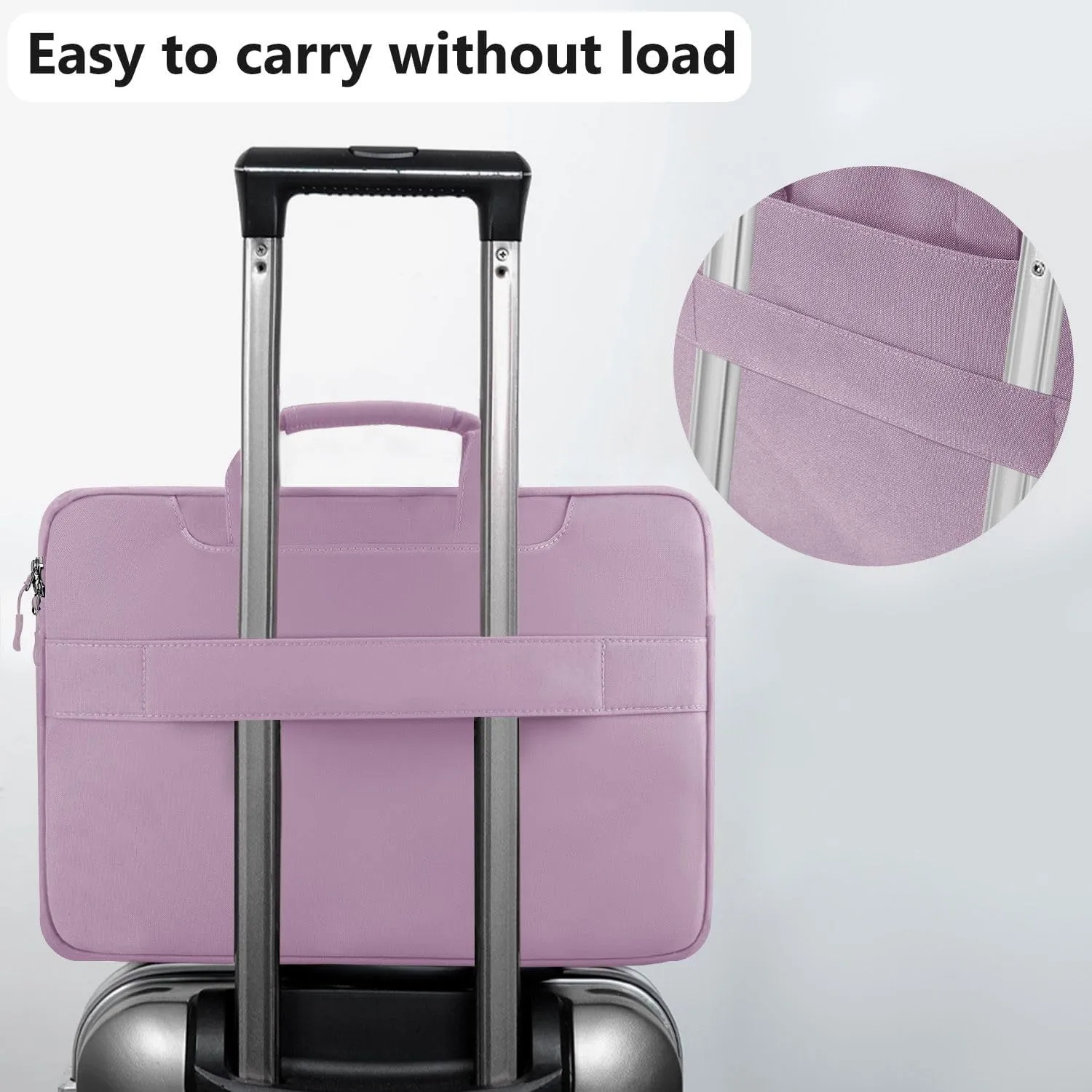 Laptop Shoulder Bag 13 13.3 14 Inch Case Compatible with MacBook Pro 14 2025-2021 M4/M3/M2/M1, Mac Air/pro 13-13.3 Inch and Most Popular 13-14 Notebooks,Spill-Resistant Briefcase, Purple