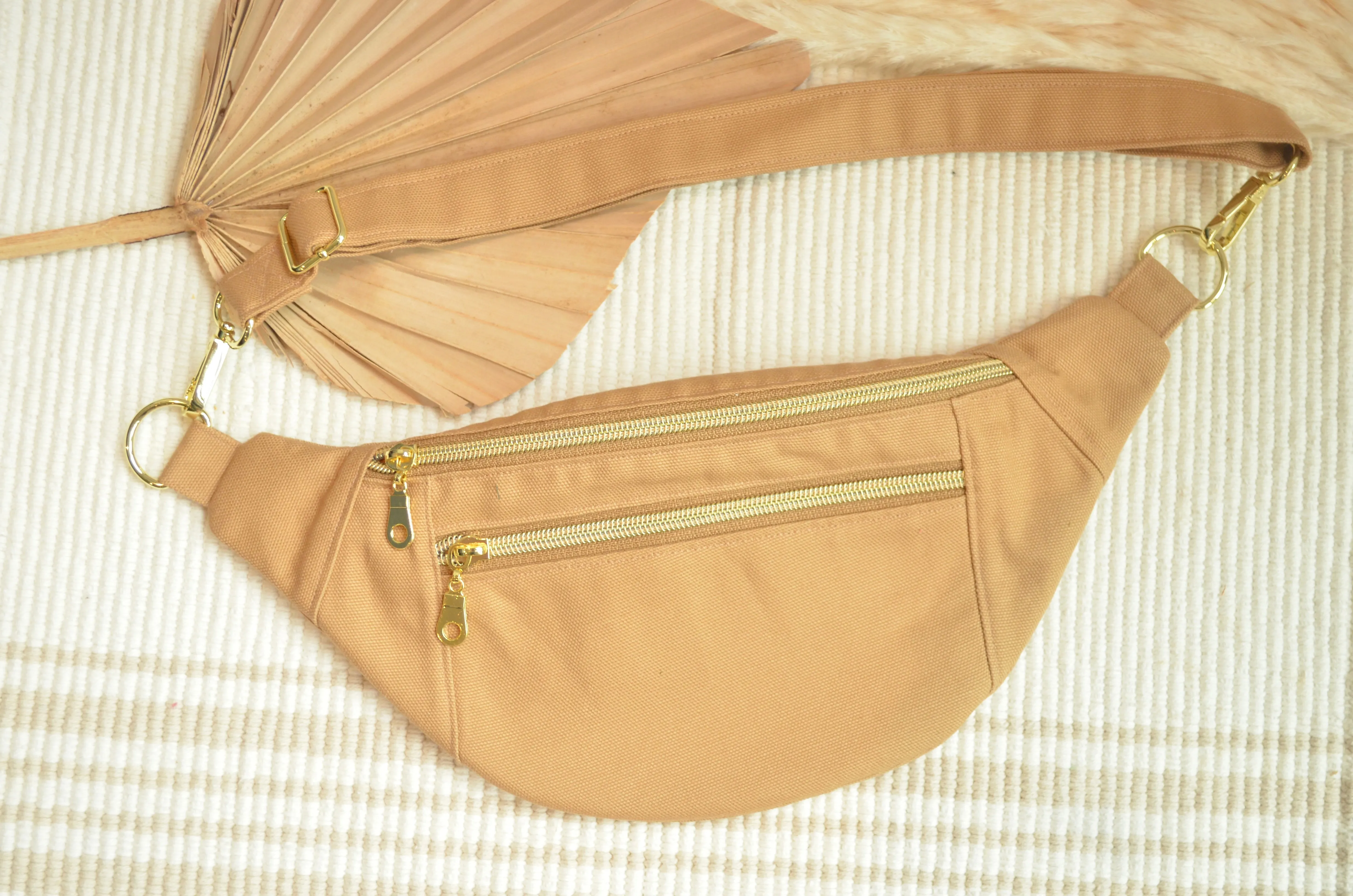Large Fanny Pack: Chestnut