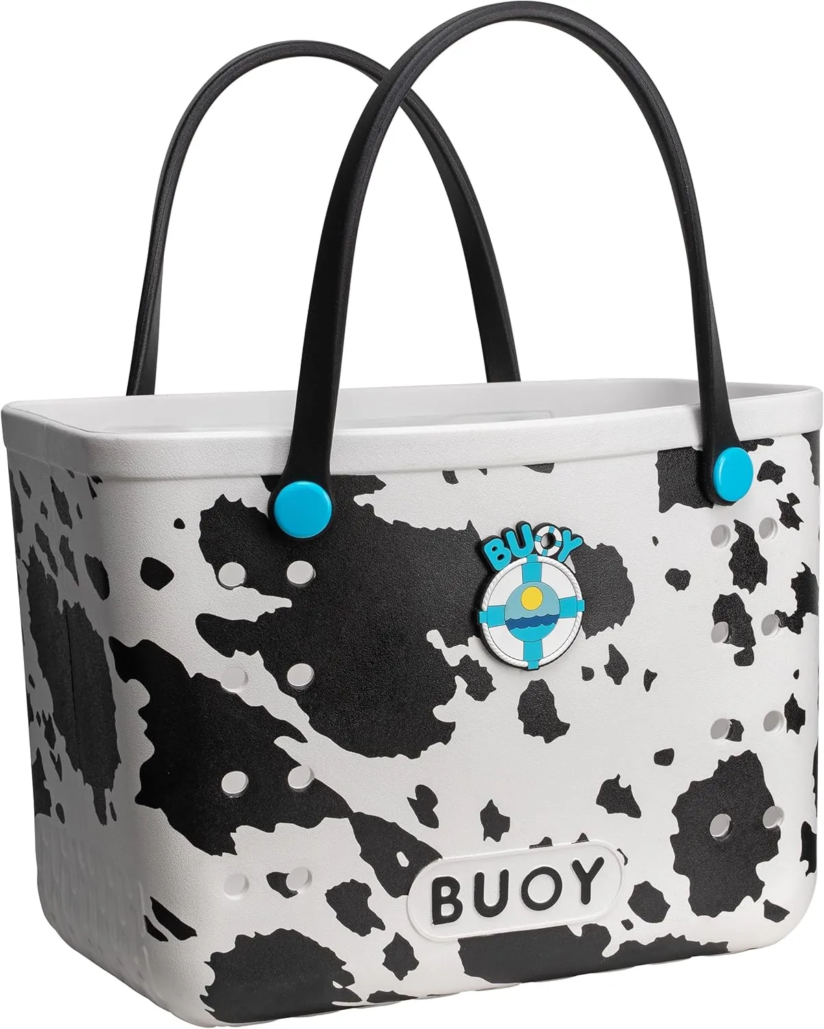 Large Rubber Tote Bag With Waterproof Zipper Pocket | Easy To Clean EVA Rubber Beach Bag With Holes | Beach Bags For Women