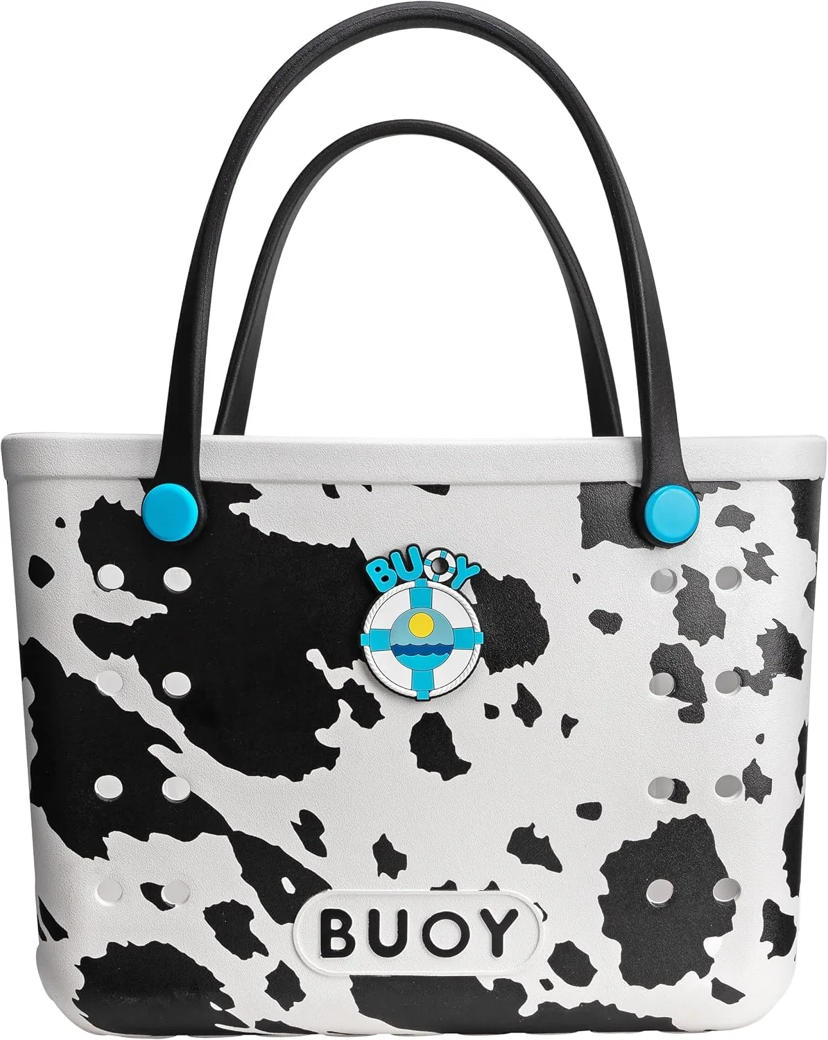 Large Rubber Tote Bag With Waterproof Zipper Pocket | Easy To Clean EVA Rubber Beach Bag With Holes | Beach Bags For Women