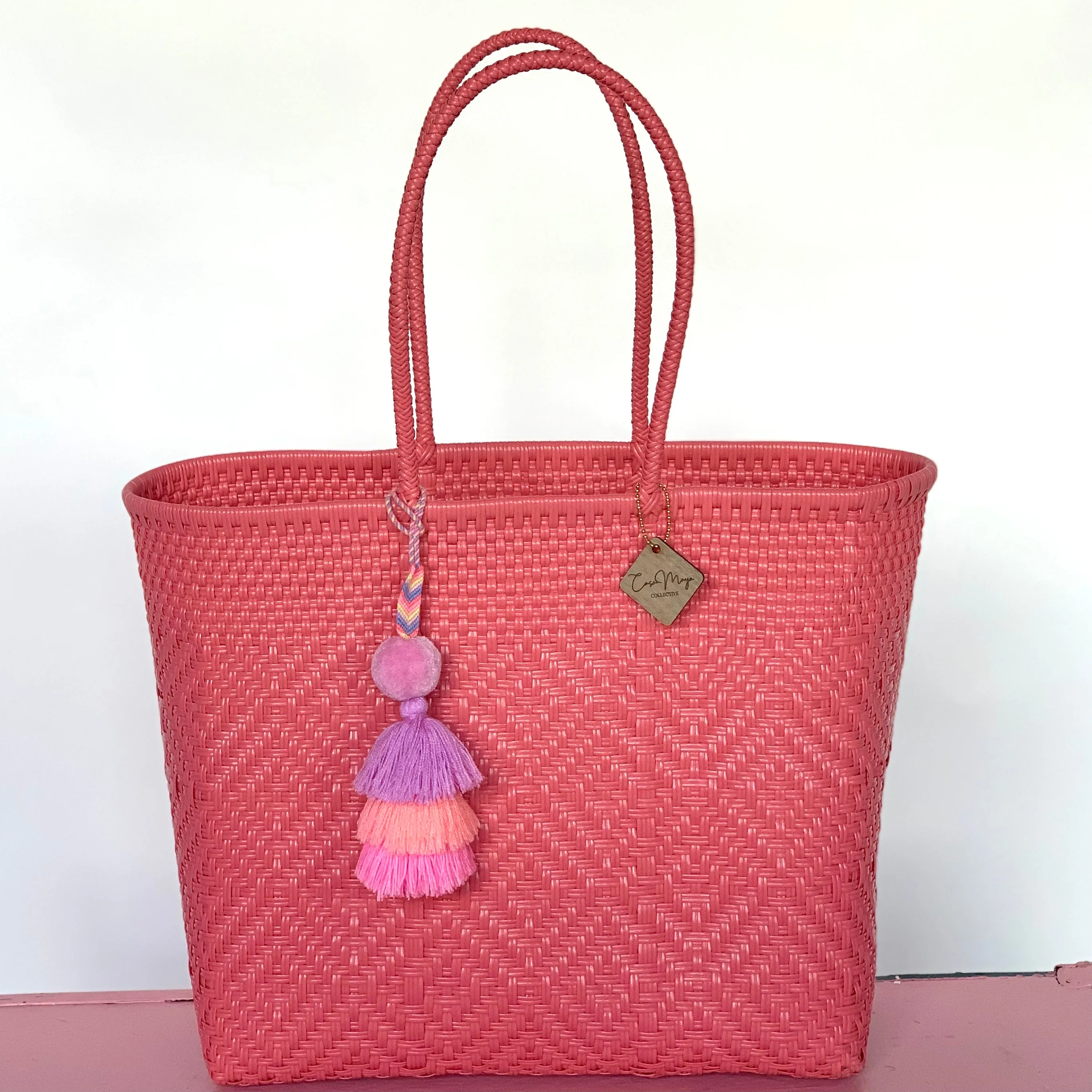Large Tote - Coral