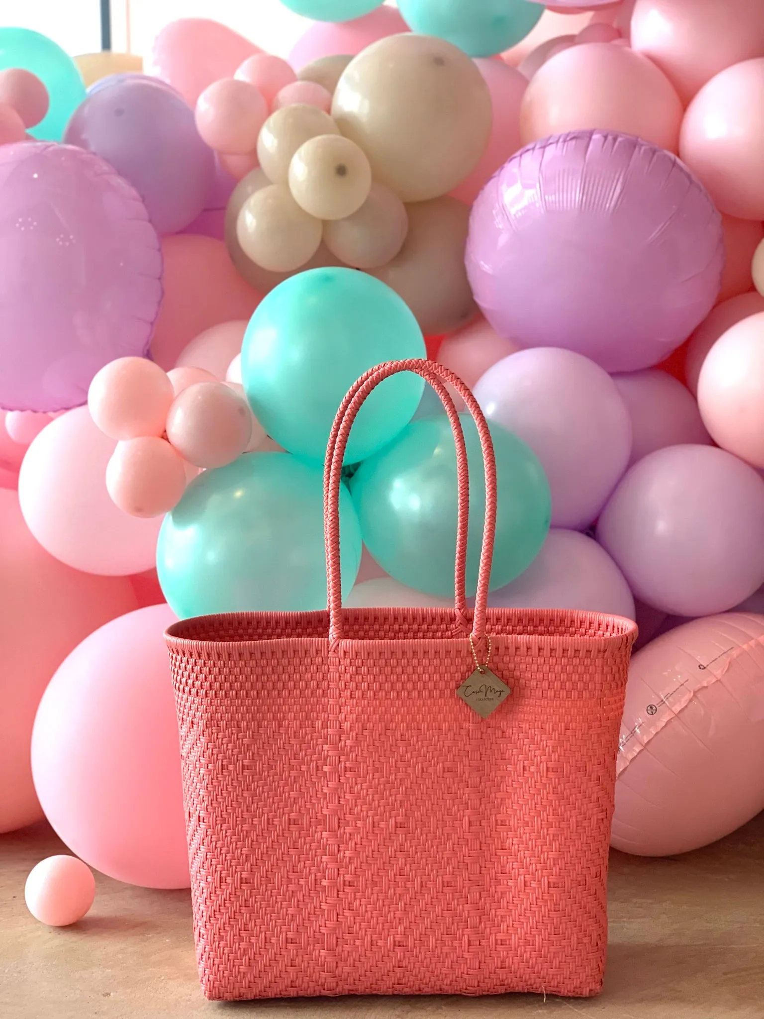Large Tote - Coral