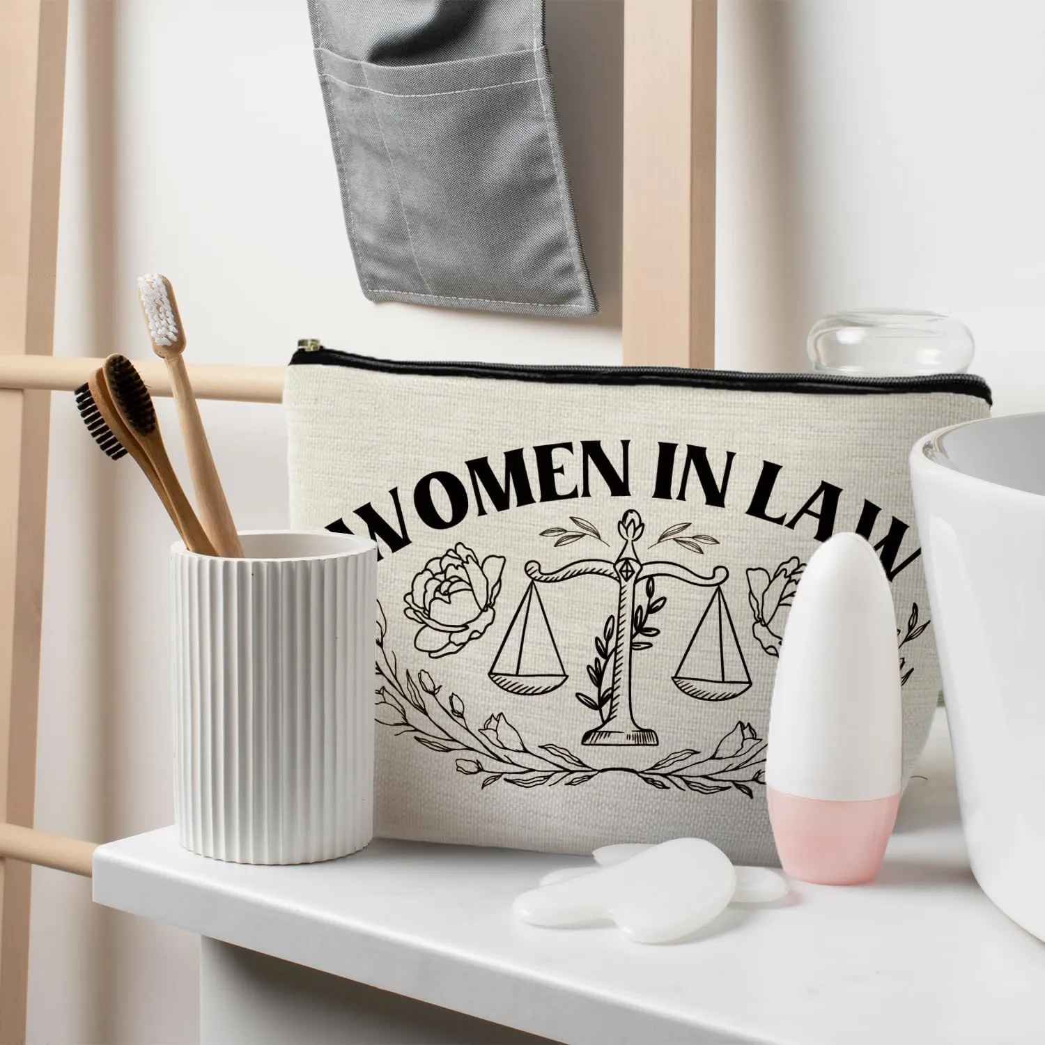 Lawyer Gifts for Women, Lawyer Makeup Bag, Law School Graduation Gifts, Women in Law Cosmetic Bags Makeup Pouch