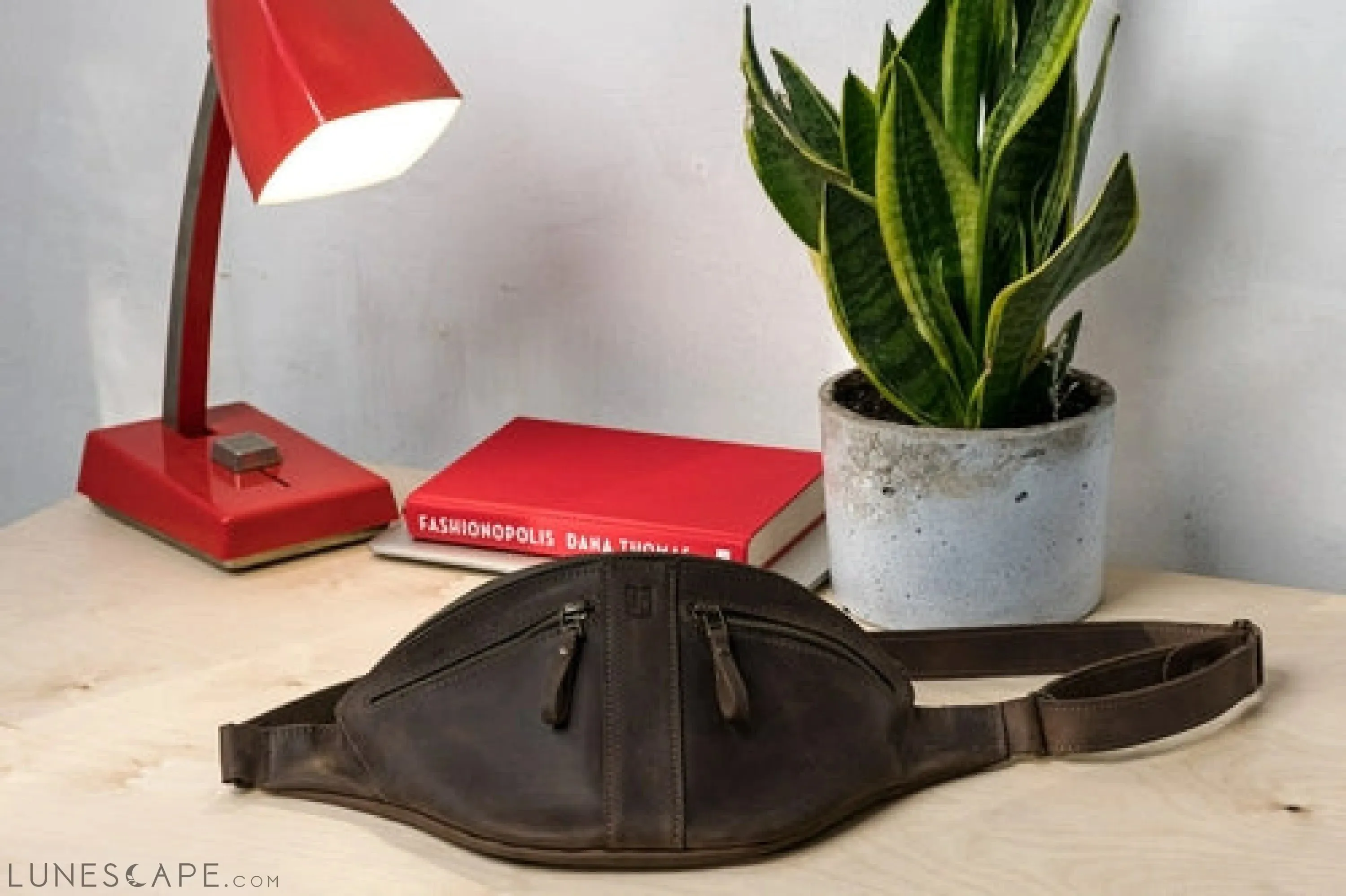 Leather Fanny Pack, Leather Hip Bag, Leather Waist Bag, Personalise