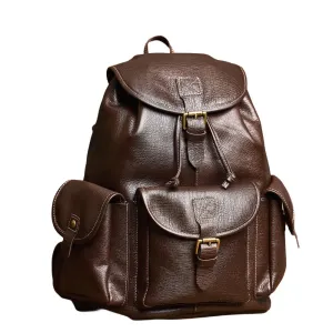 Leather Men's Retro Backpack