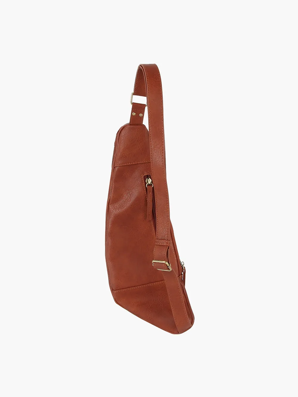 Leather Sling Bag Women Men Crossbody Daypack