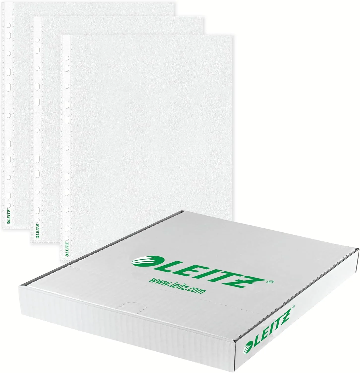 Leitz High Quality Document Pocket, Pack of 100, A4, Clear, 80 Micron PP Material, 47700002