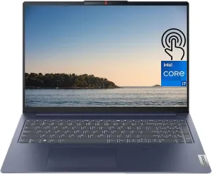 Lenovo 2023 IdeaPad Slim 5i Laptop, 16" WUXGA IPS Touchscreen, CPU i7-1355U (10 cores), 16GB DDR5 RAM, 2TB SSD, Intel Iris Xe Graphics, Wi-Fi 6, Backlit Keyboard, Windows 11 Home