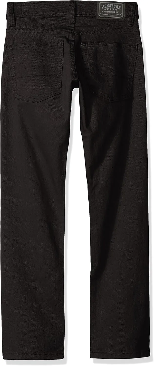 Levi Strauss Signature Gold Big Boys' Slim Straight Fit Jeans