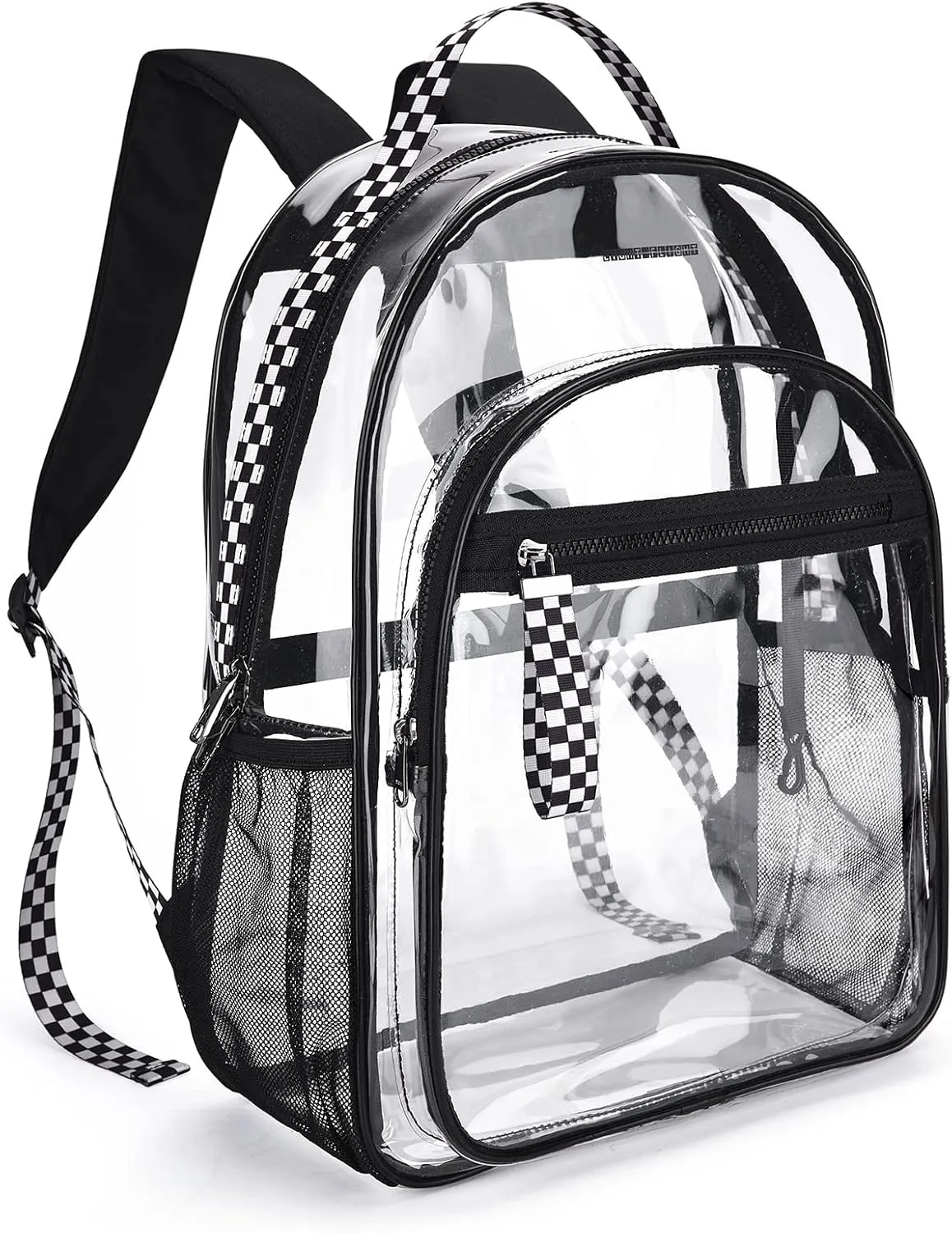 LIGHT FLIGHT Clear Backpack Heavy Duty Transparent Backpack Set See Through Bookbags Durable Backpacks for College, Security