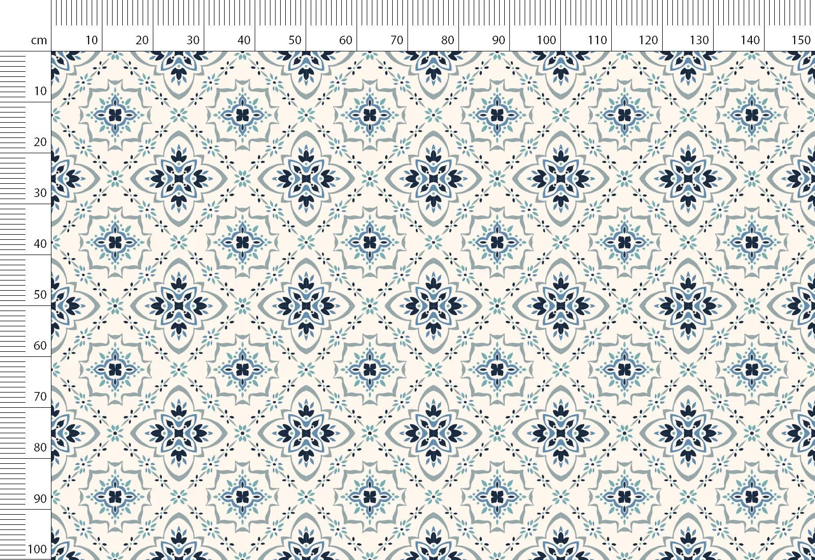 Lightweight Linen Fabric Natural Printed Linen Fabric By The Yard For Clothing & Home Textile - Width 148 cm/1.62yd