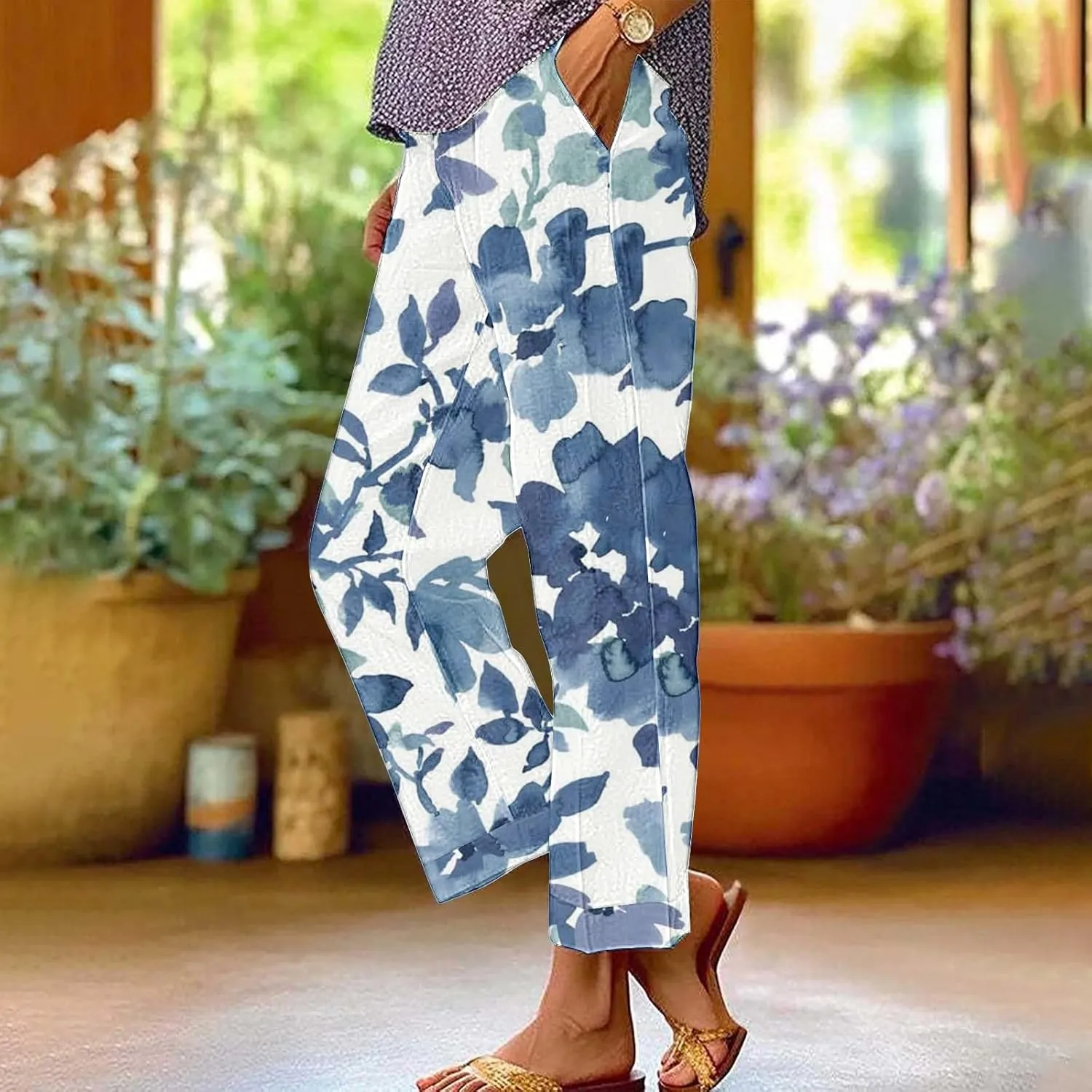 Linen Pants Women White Linen for Women Cotton and Linen Pants Linen Pants Set Women
