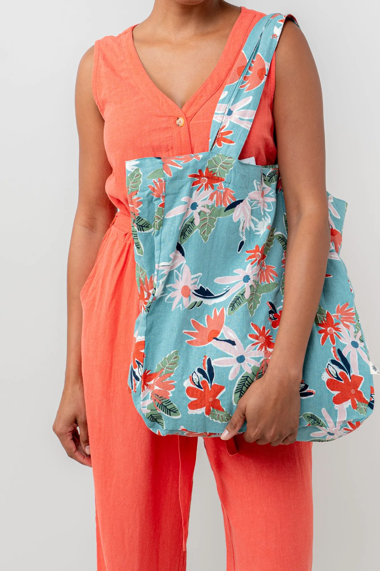 Linen Shopper Bag Serena