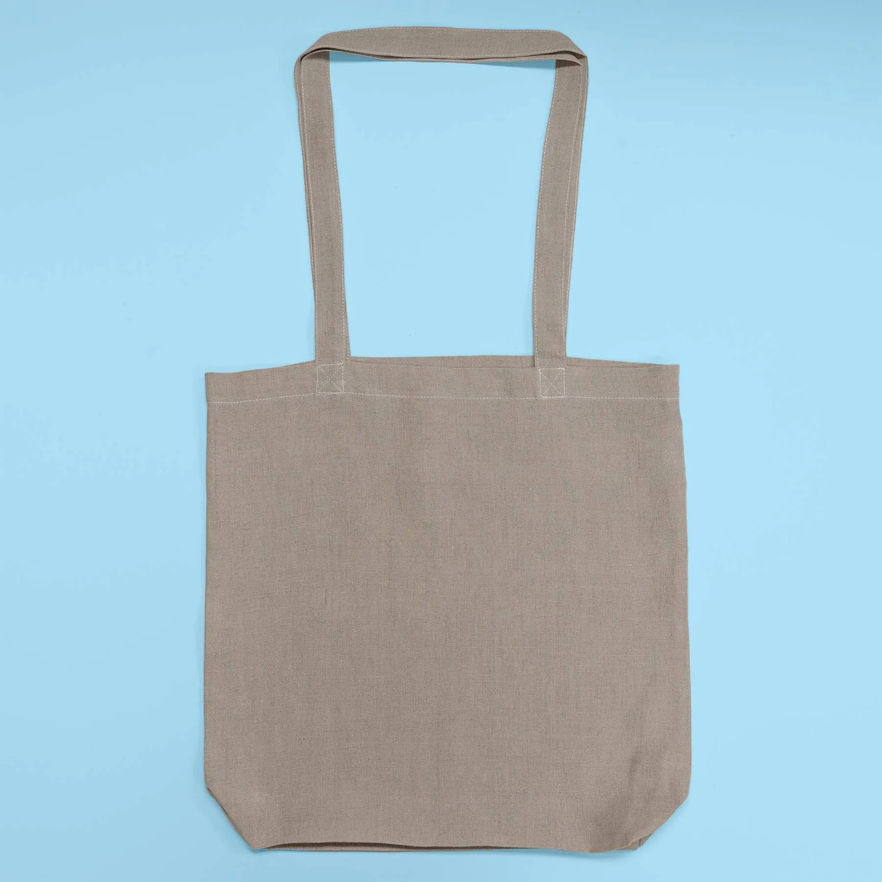 LINENVILLE 100% Organic Linen Shopping Bag (Plastic-Free; OC Thread; Dye-free; 100% Biodegradable)