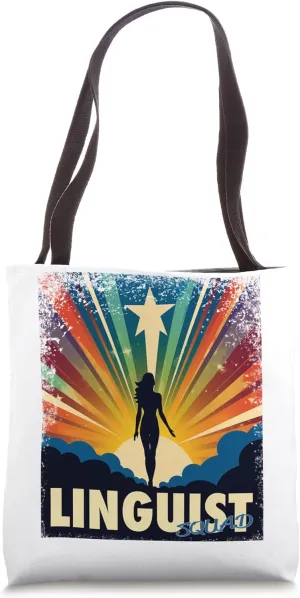 Linguist Funny Female Hero Job Women Tote Bag