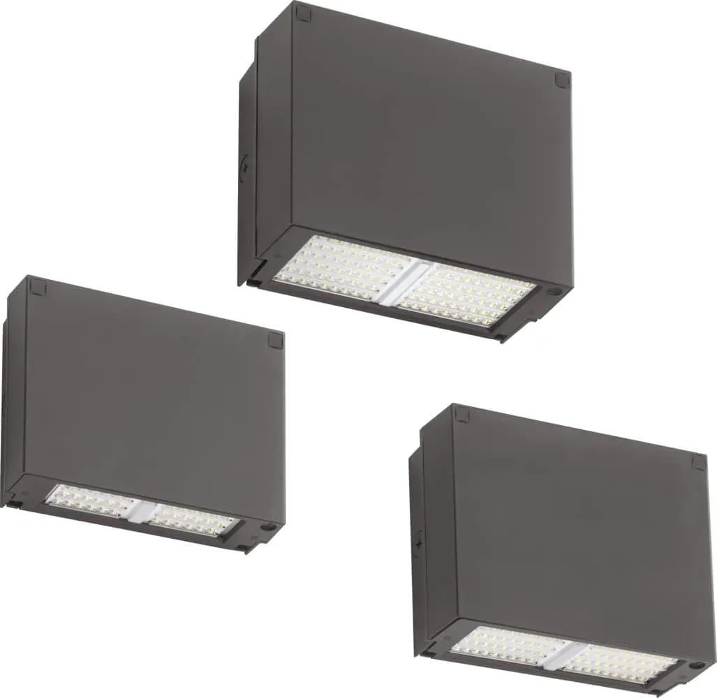 Lithonia Lighting WPX1 LED 4000K MVOLT Outdoor Architectural Wallpack, Dark Bronze