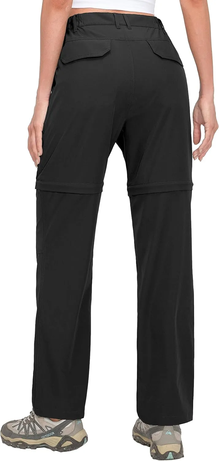 Little Donkey Andy Women's Hiking Zip Off Pants Quick Dry Convertible Shorts UPF 50  Lightweight Outdoor Fishing Safari Pants
