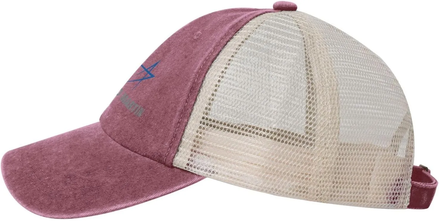 Lockheed Martin Adjustable Baseball Cap Sport Vintage Washed Mesh Baseball Cap