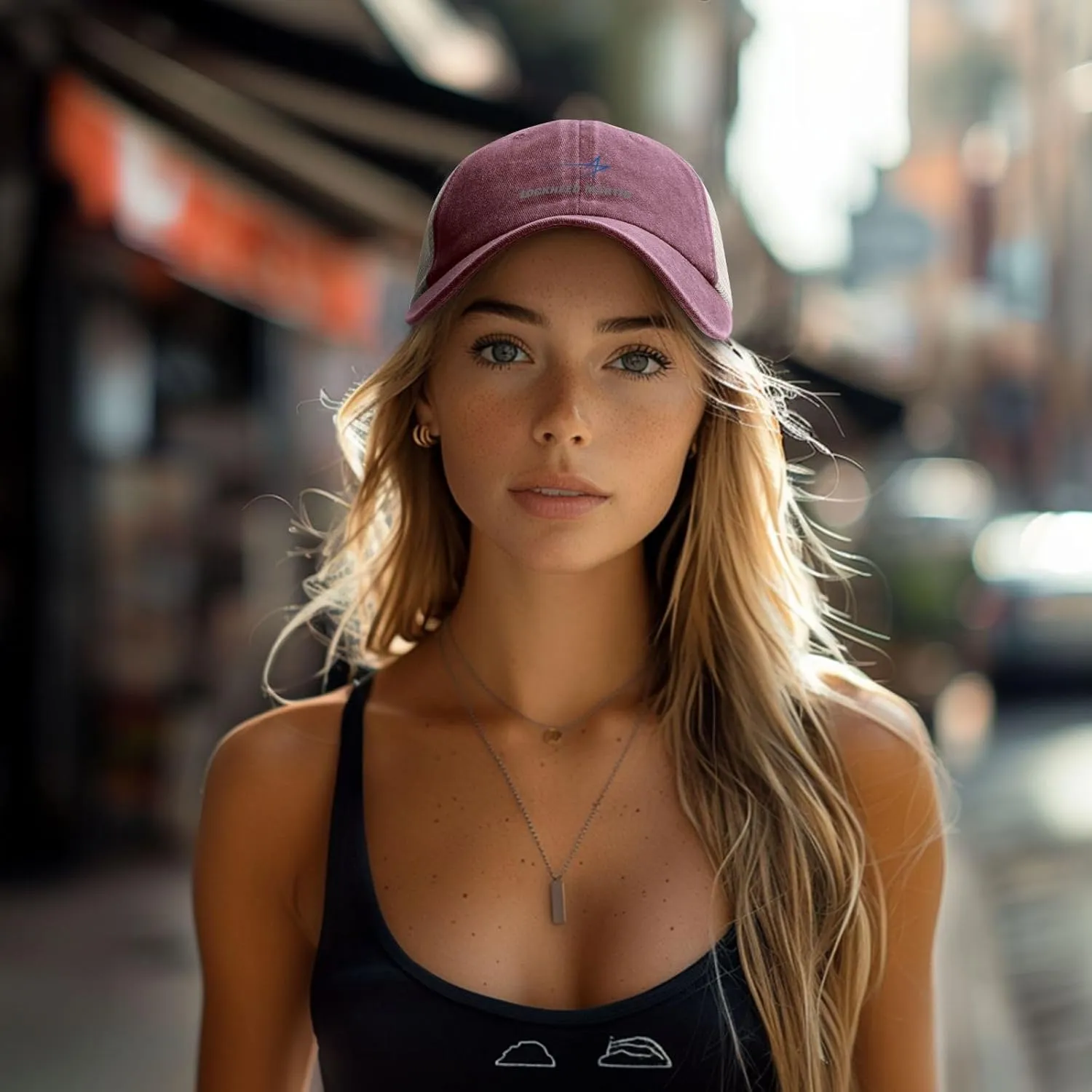 Lockheed Martin Adjustable Baseball Cap Sport Vintage Washed Mesh Baseball Cap
