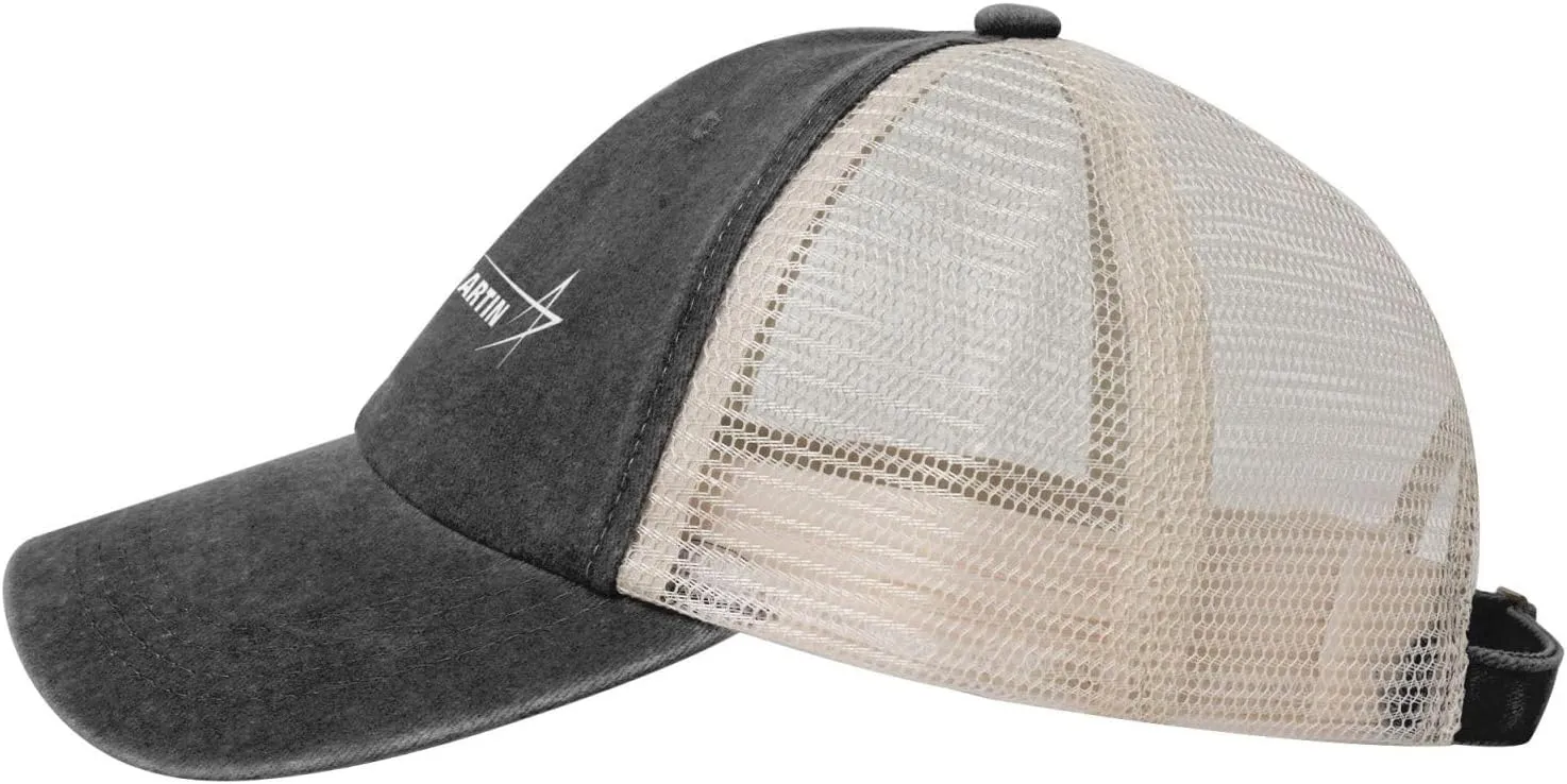 Lockheed Martin Adjustable Baseball Cap Sport Vintage Washed Mesh Baseball Cap