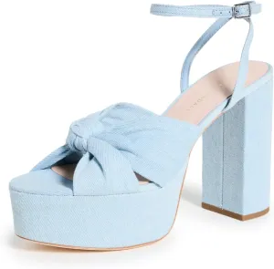 Loeffler Randall Women's Roz Knot Platform Sandals