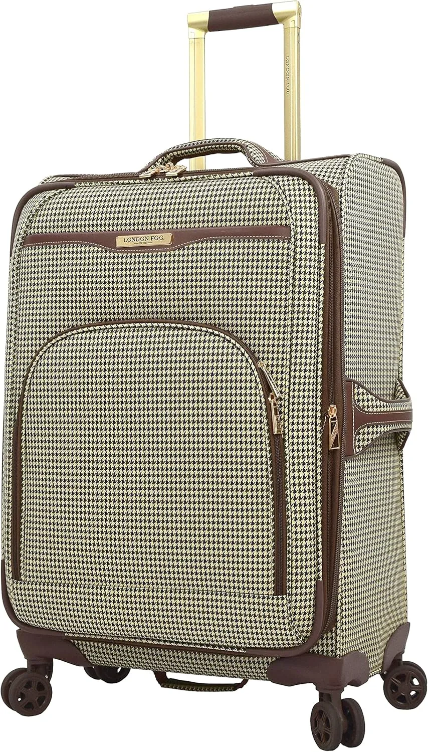 London Fog Oxford III 2 Piece Set (Cabin Bag and 25" Spinner), Olive