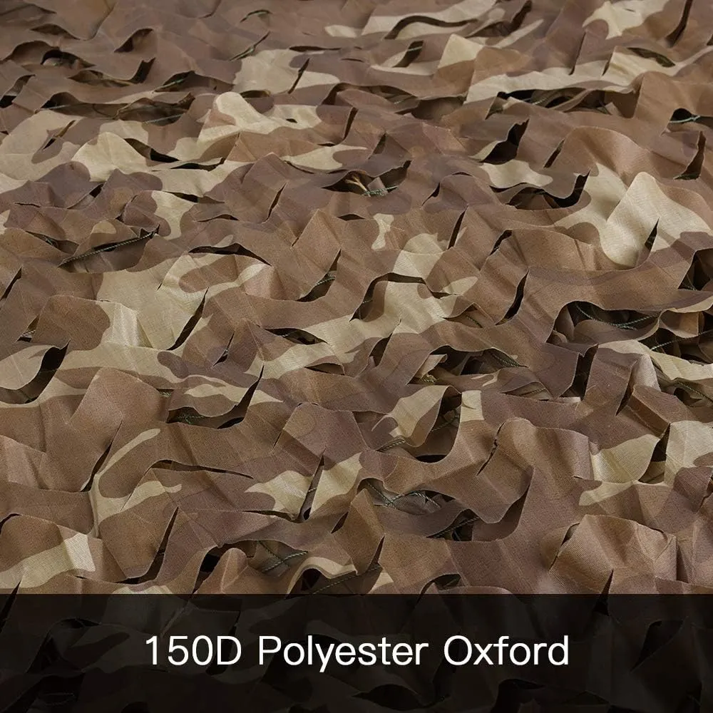 LOOGU Custom Woodland Camo Netting Camping Military Hunting Camouflage Net 6.5 x 10ft, 6.5 x 26ft, 10 x 10ft, 10 x 13ft, 10 x 16.5ft, 13 x 16.5ft, 16.5 x 20ft, 20 x 20ft