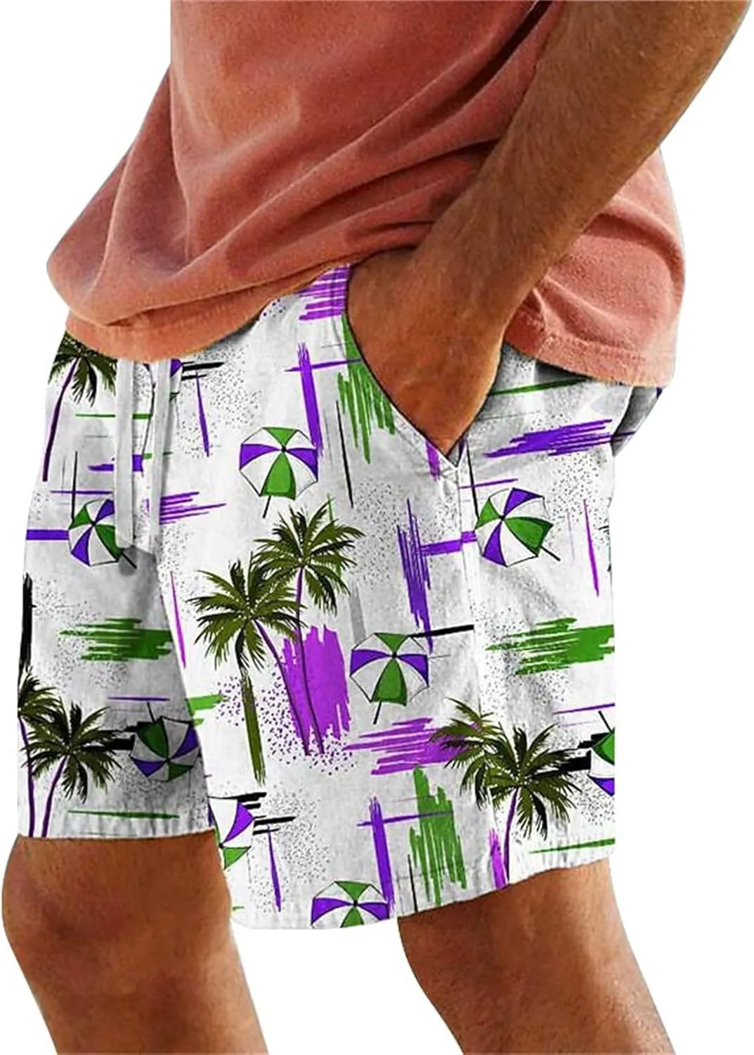 Lounging Shorts for Men Outdoor Five Point Beach Pants Swimming Summer Men's Pants Shorts Men Mens Swim Without