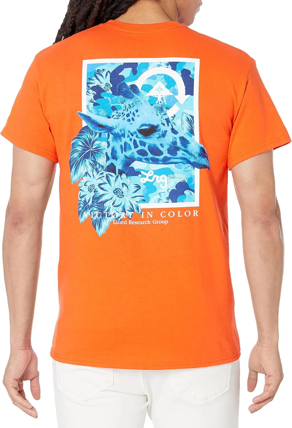 LRG Lifted Research Group Men's Camo Tribe Collection T-Shirt