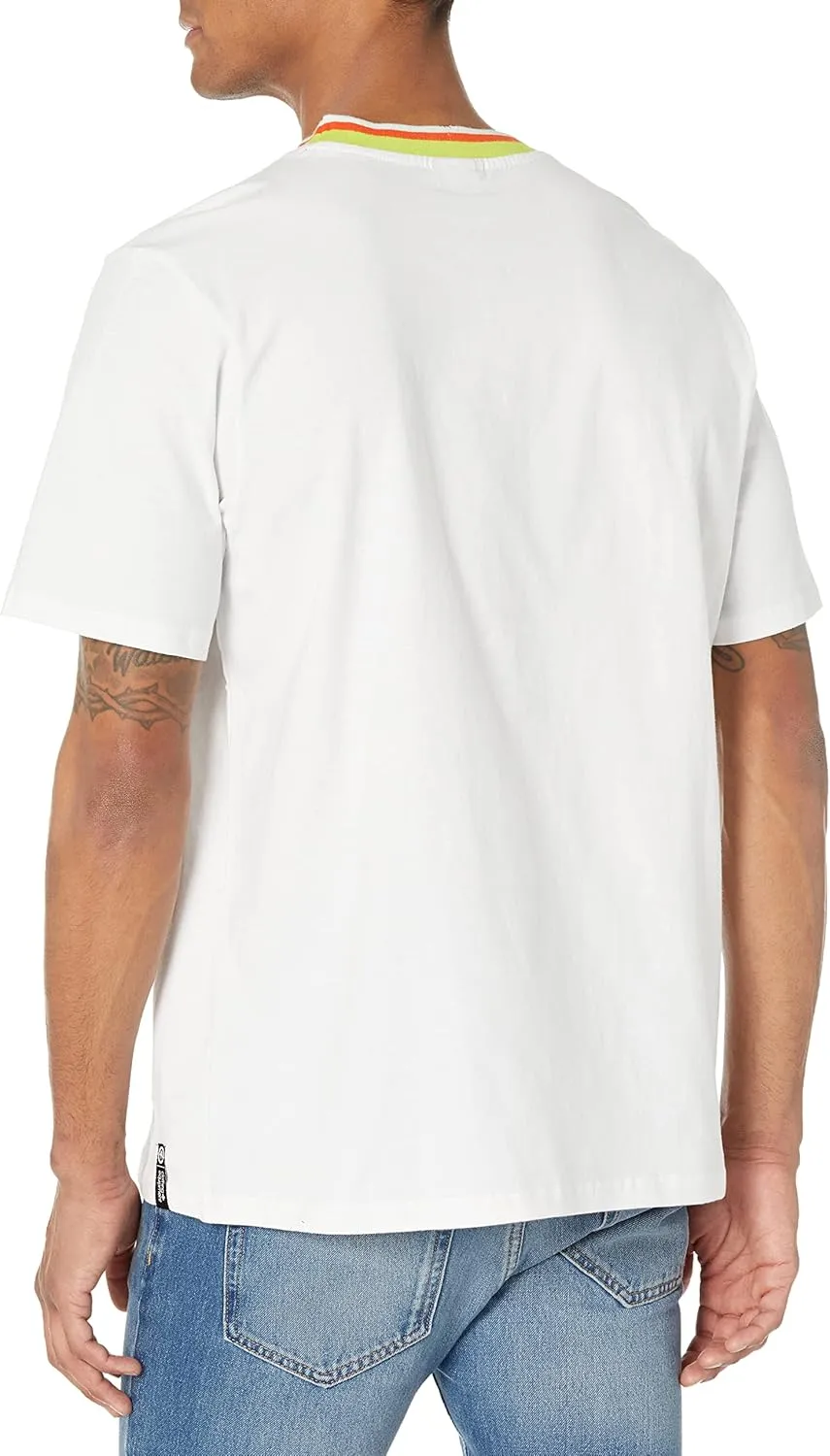 LRG Men's Block Party Collection Short Sleeve Knit Shirt