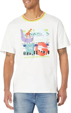 LRG Men's Block Party Collection Short Sleeve Knit Shirt