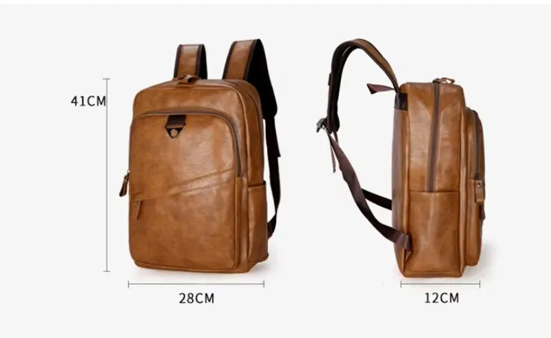 LUCA | Men's Leather Backpack for Office