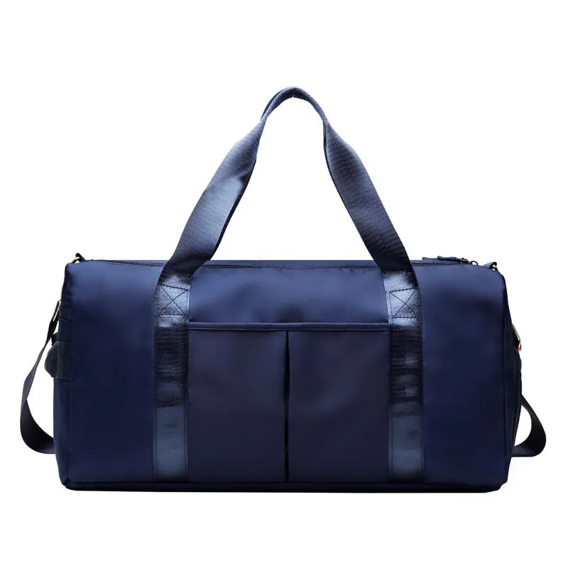 Lucy – Pink Gym Duffel Bag with Shoe Compartment and Double Handles