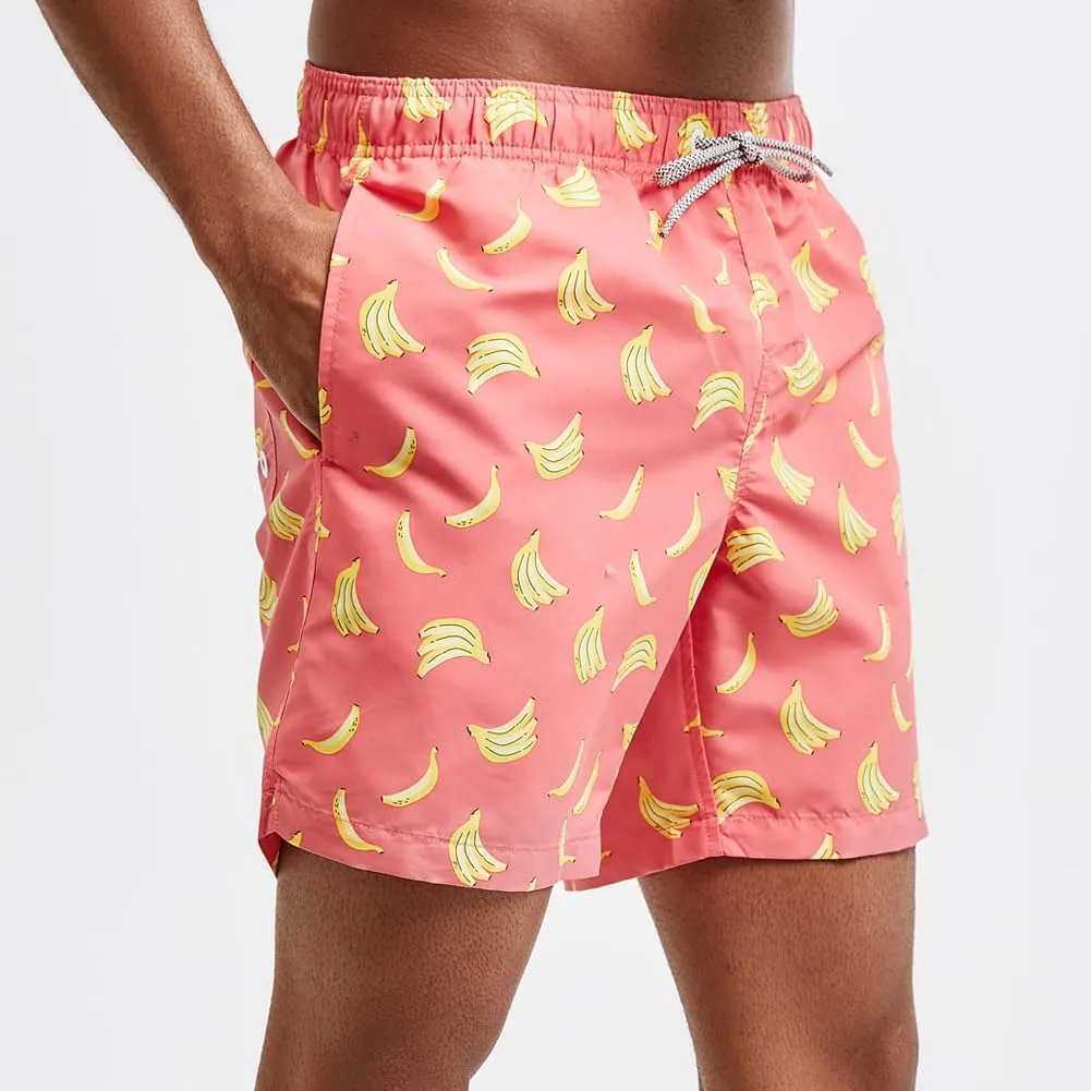 maamgic Mens Swim Trunks Quick Dry Swim Shorts with Mesh Lining Funny Swimwear Bathing Suits 7inch