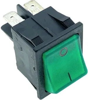 MacMaxe Green Bipolar Power Switch Replacement For La Pavoni Profesional, Romantica Espresso Machine