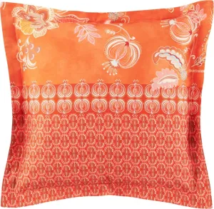 Maco Satin Cushion Cover Single CHIAIA Colour R1 Tangerine Size 40 x 40 cm