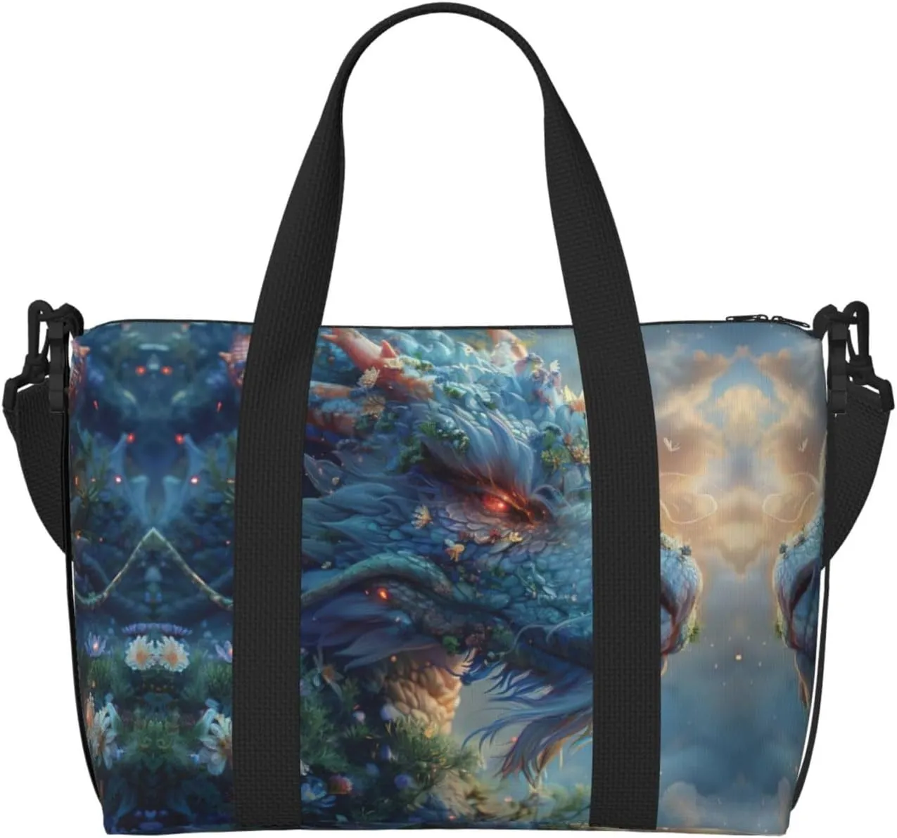 Magic Dragon Duffel Bags for Traveling - Lightweight Personal Item Travel Bags for Women, Gym Bags for Men