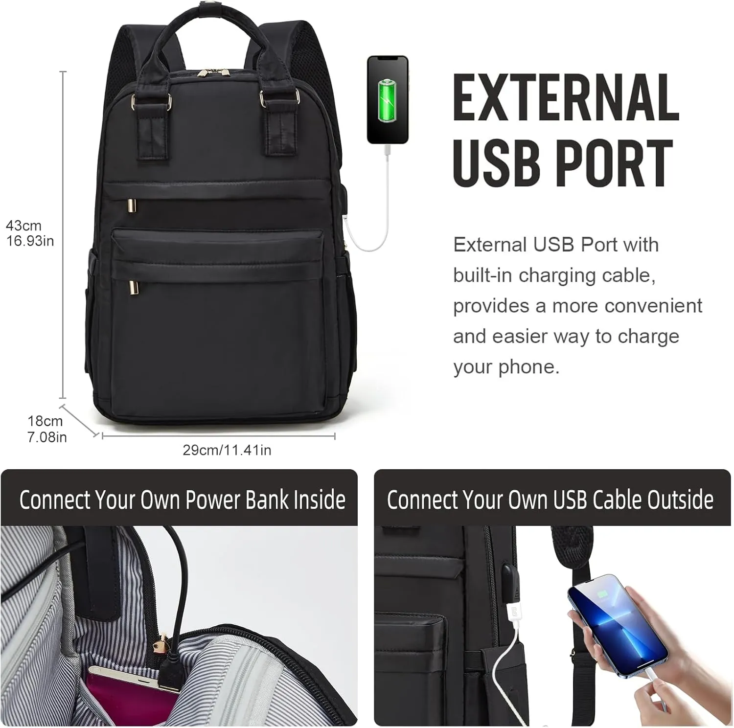 Makes Large Travel Backpack For Women Men,Carry On Backpack,Hiking Backpack Waterproof Outdoor Sports Rucksack Casual Daypack Travel Essentials