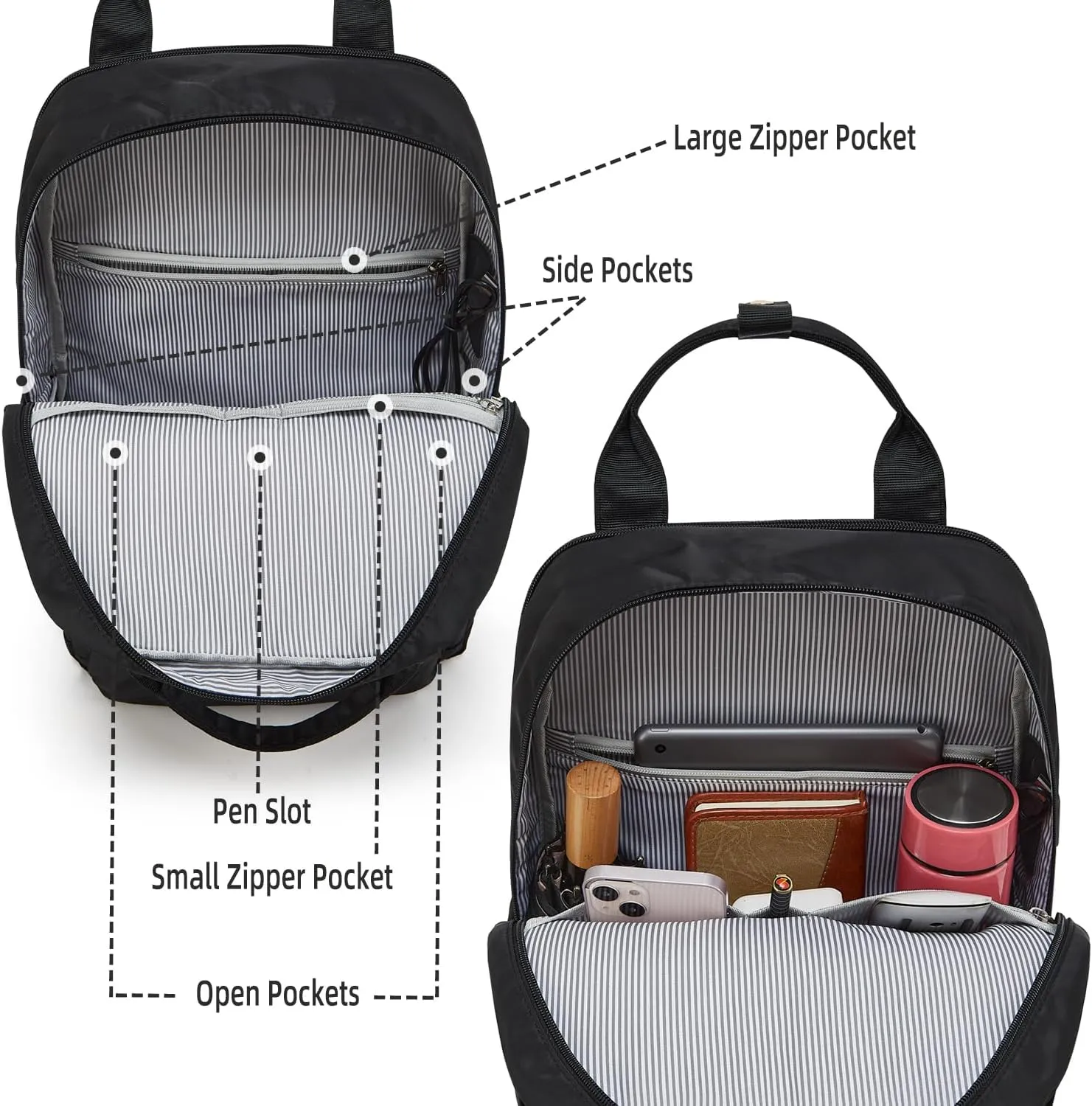 Makes Large Travel Backpack For Women Men,Carry On Backpack,Hiking Backpack Waterproof Outdoor Sports Rucksack Casual Daypack Travel Essentials