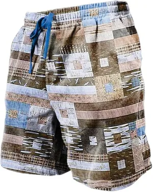 Man Clothes Leisure and Fitness Sports Plus Size Five Quick Drying Beach Pants Shorts Shorts Men No Mesh Swim Men